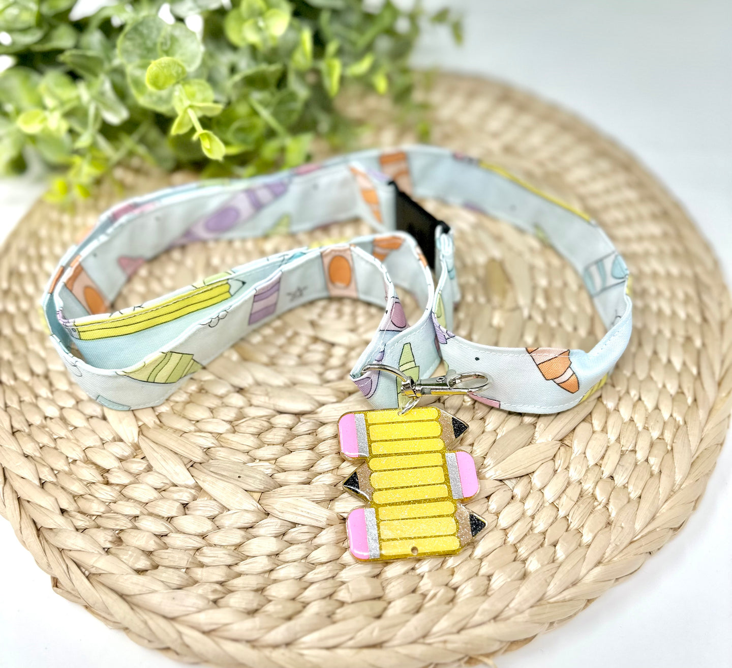 Fabric Lanyard with Acrylic